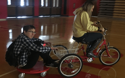 Wiers Donates Bike to Life Skills Class at Plymouth High School