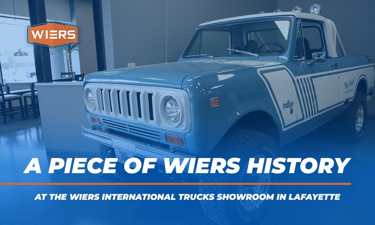 Blue Binder at Wiers International Trucks Lafayette