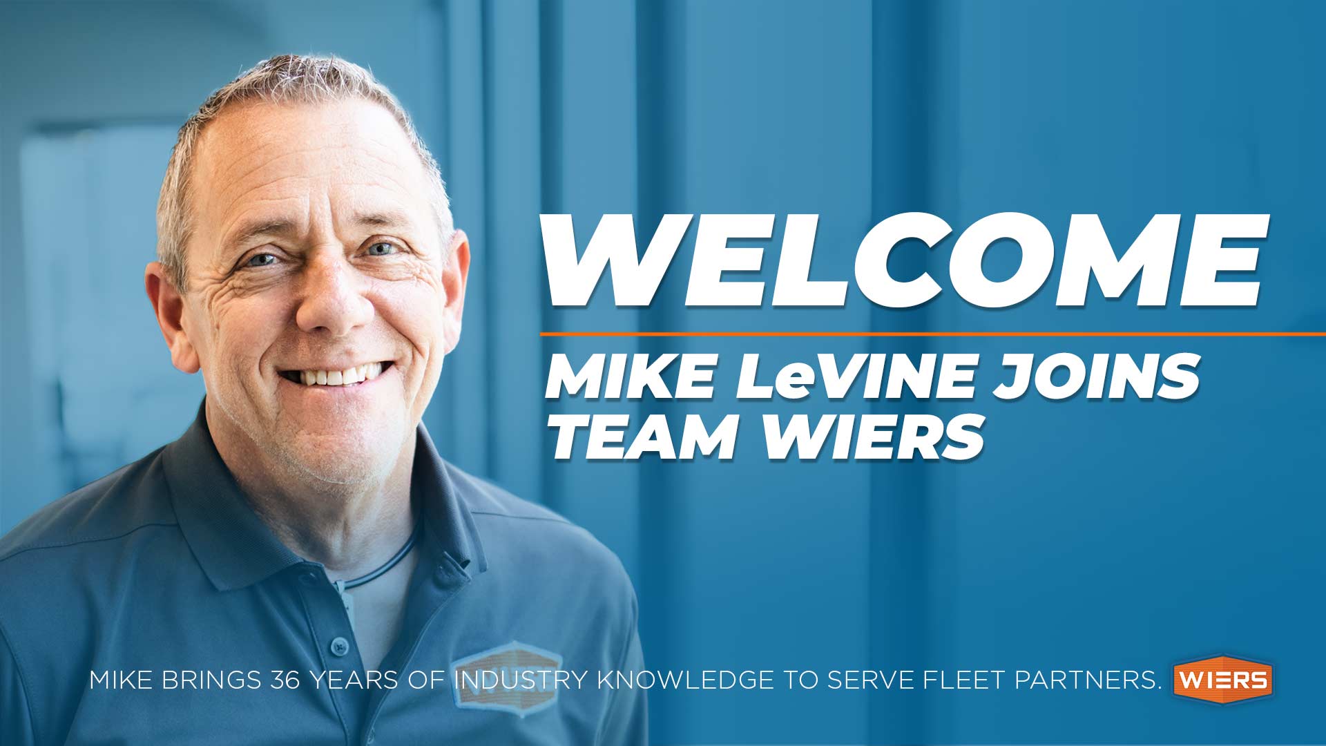 Welcome Mike LeVine - our newest National Account Manager